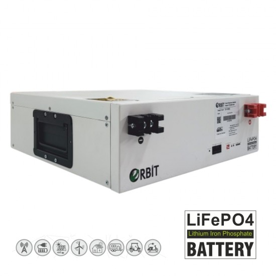 Rack Tipi 48V 100Ah Lityum LifePO4 Battery Akü